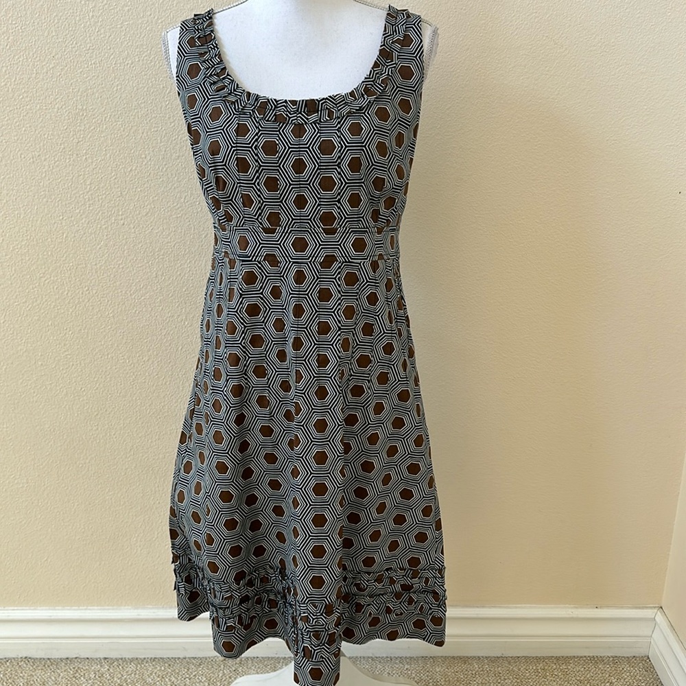 Tory Burch Geometric Hexagon Dress